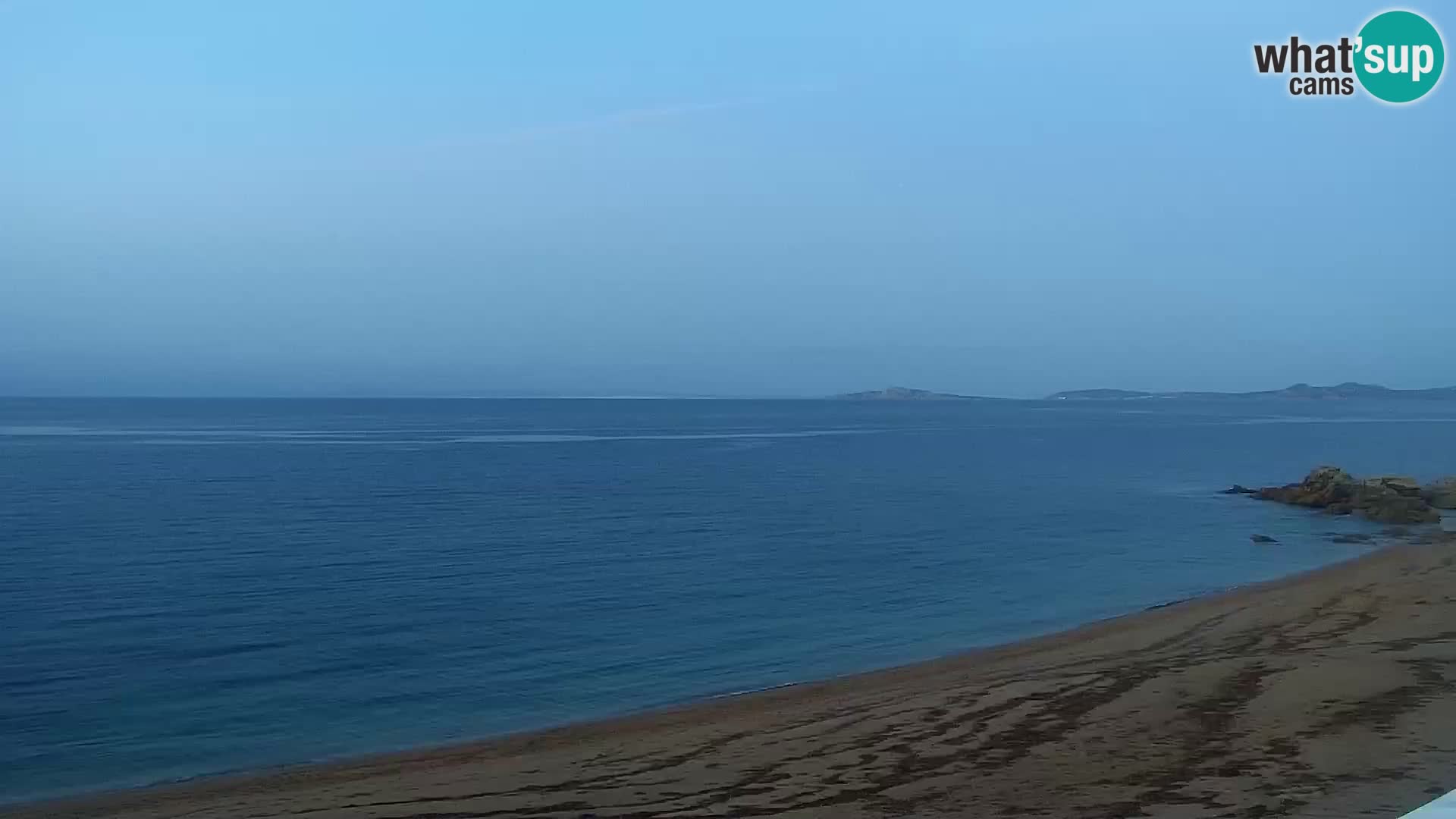 Plaža Vignola Mare spletna kamera Aglientu – Sardinija v živo