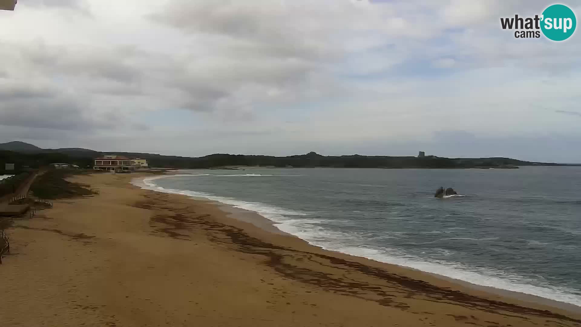 Plaža Vignola Mare spletna kamera Aglientu – Sardinija v živo