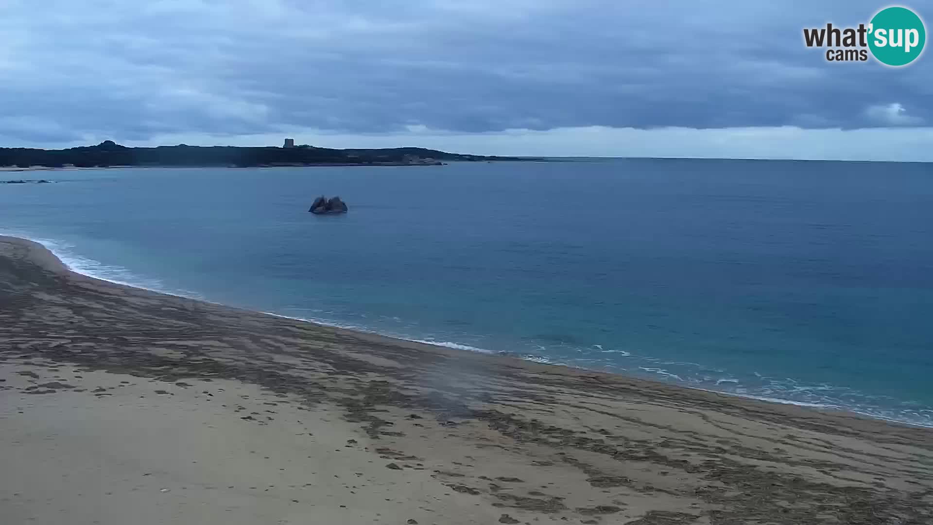 Plaža Vignola Mare spletna kamera Aglientu – Sardinija v živo