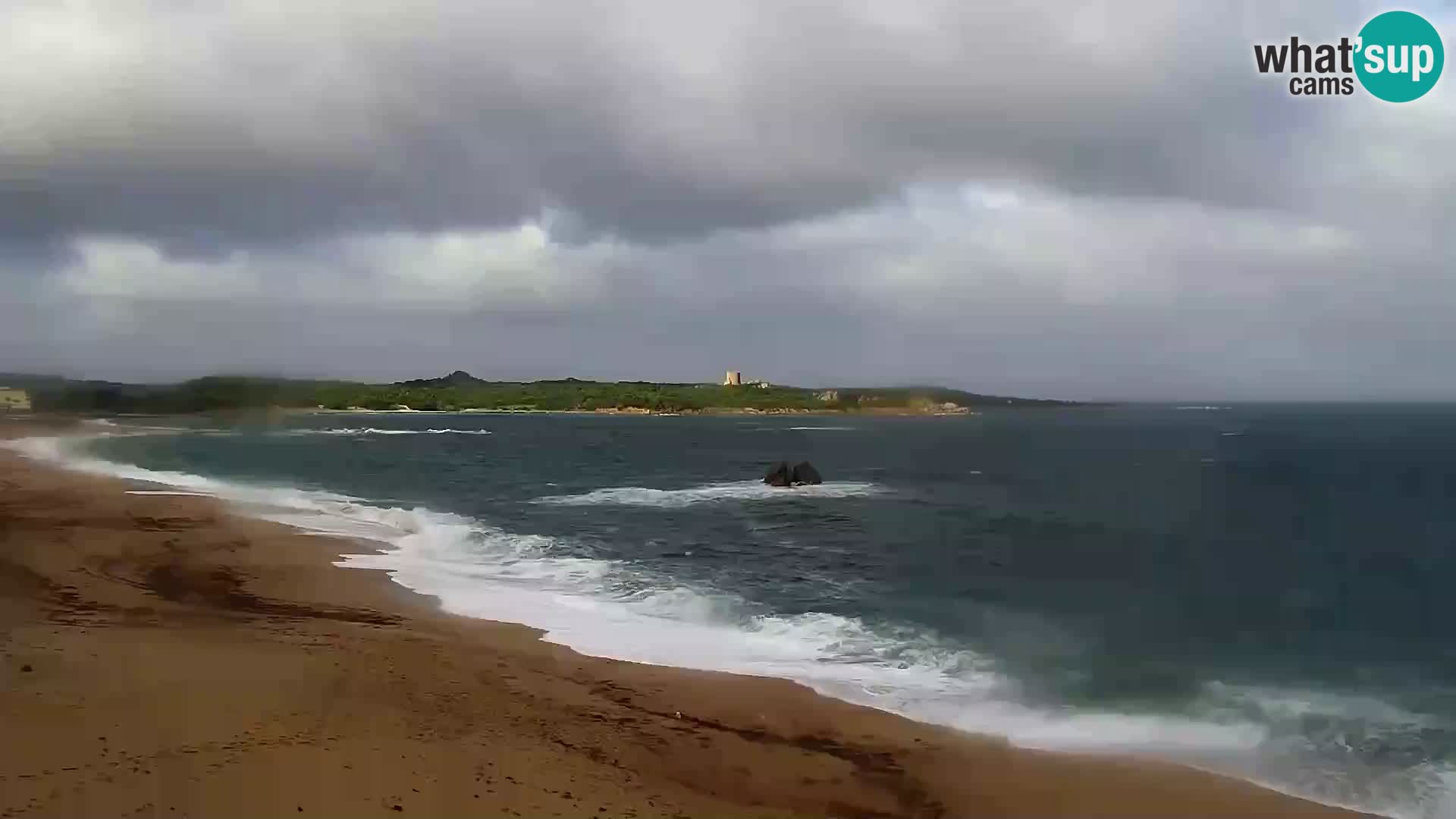 Plaža Vignola Mare spletna kamera Aglientu – Sardinija v živo