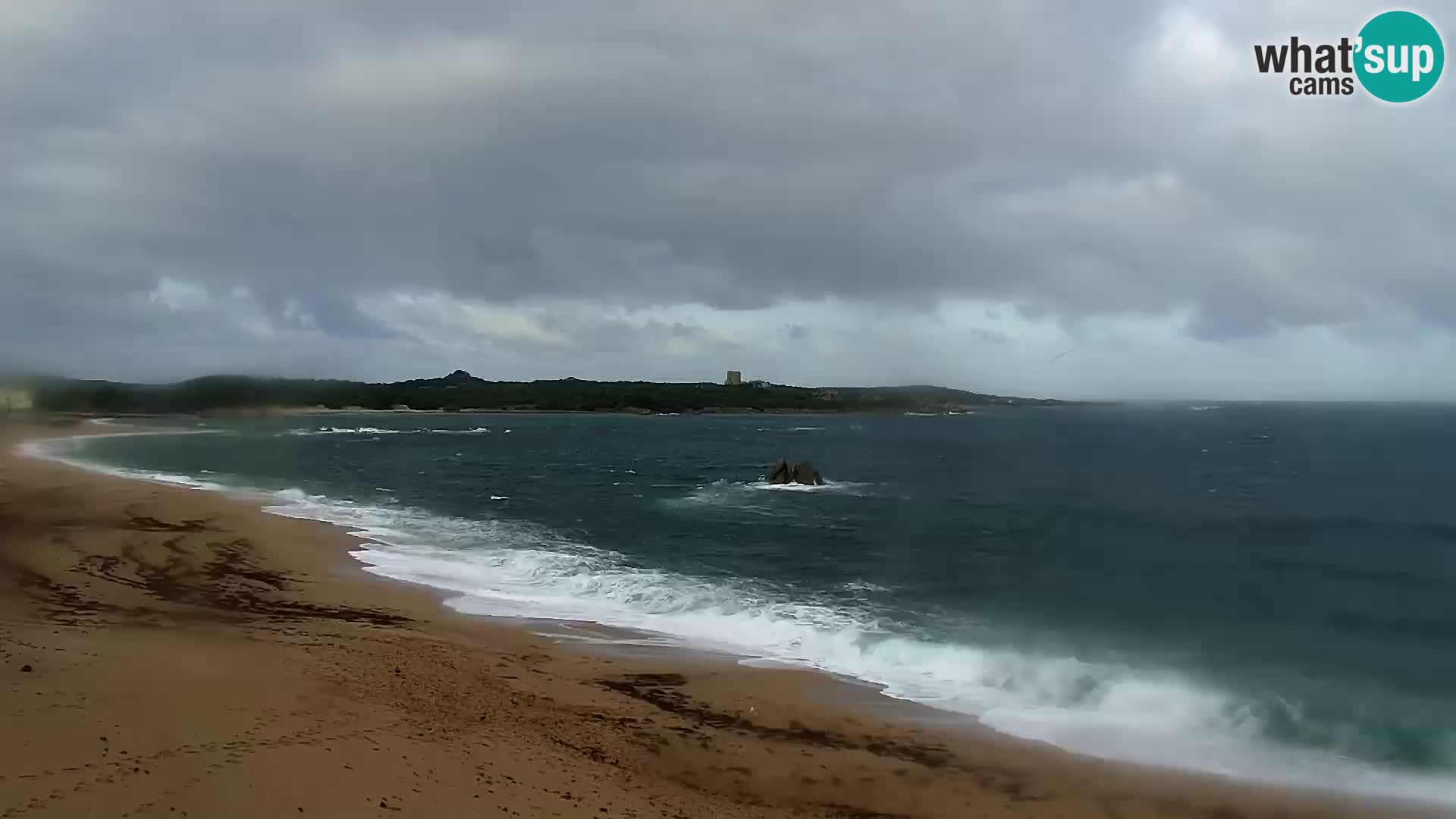 Plaža Vignola Mare spletna kamera Aglientu – Sardinija v živo