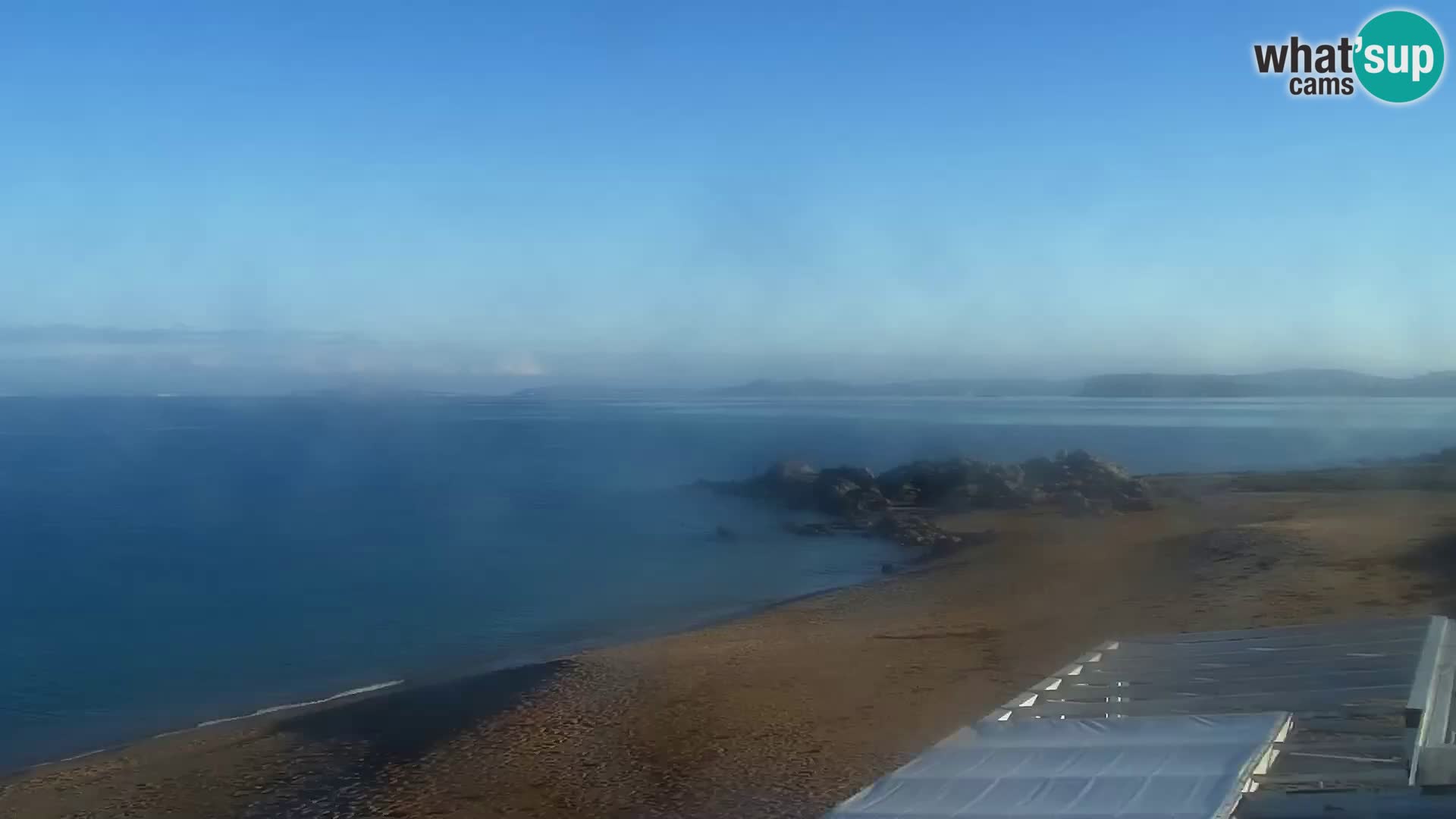 Plaža Vignola Mare spletna kamera Aglientu – Sardinija v živo