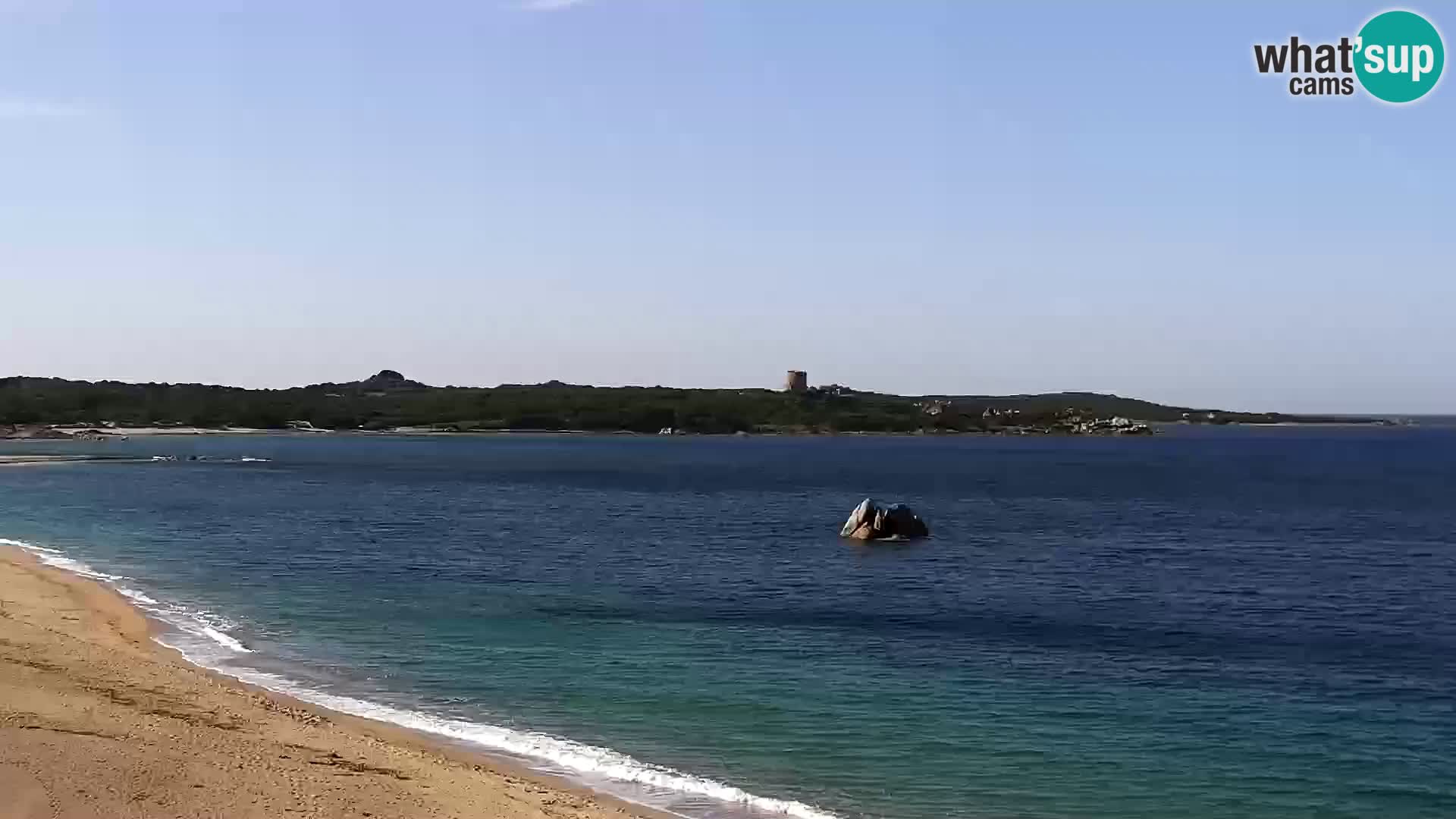 Plaža Vignola Mare spletna kamera Aglientu – Sardinija v živo