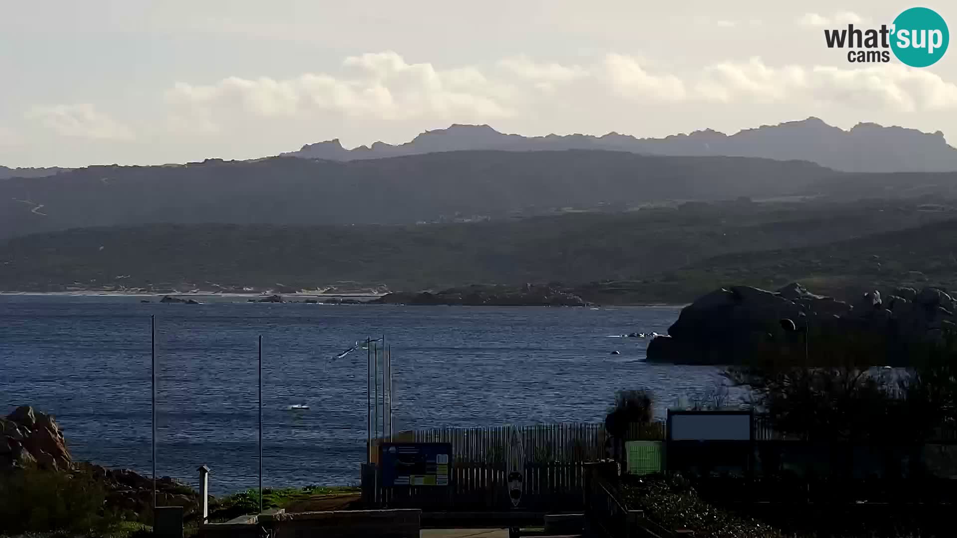 Plaža Vignola Mare spletna kamera Aglientu – Sardinija v živo