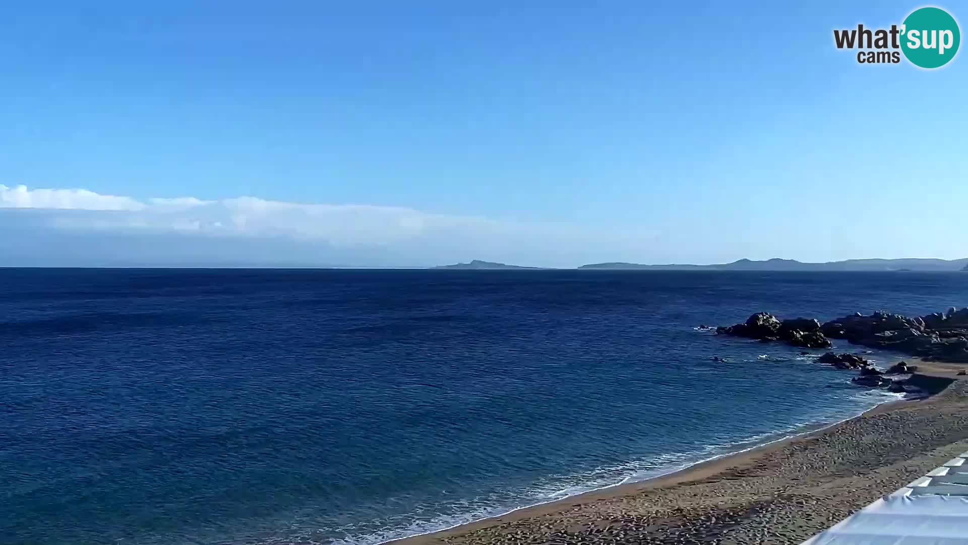 Vignola Mare web kamera Aglientu – Sardinija