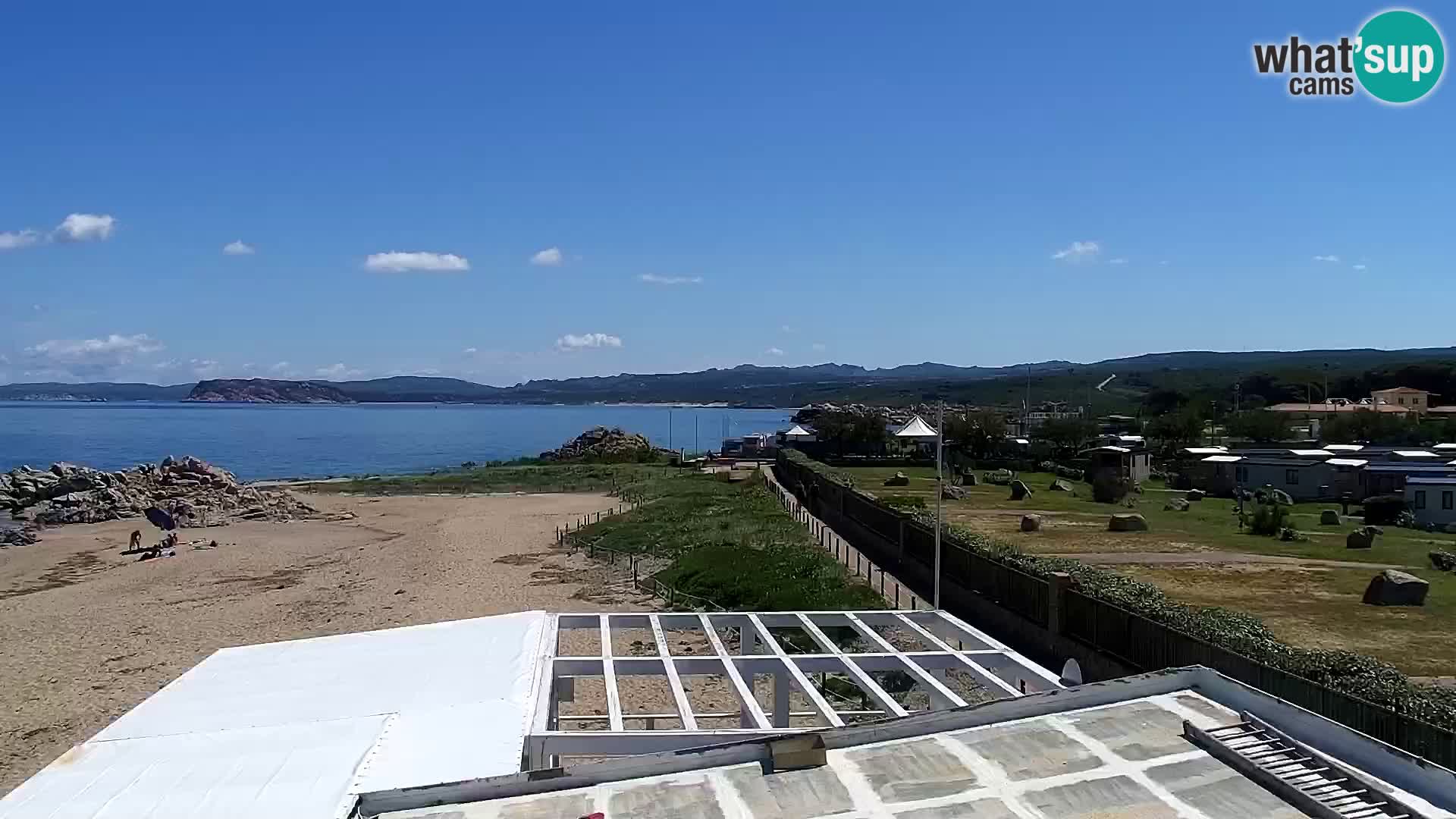 Plaža Vignola Mare spletna kamera Aglientu – Sardinija v živo