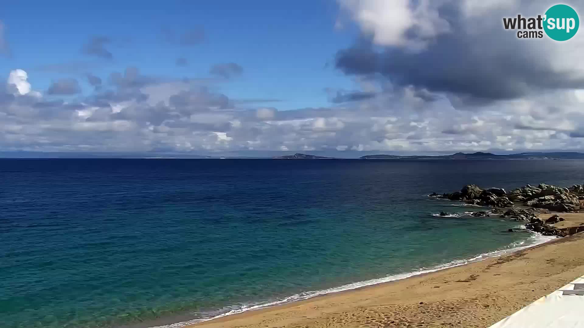 Vignola Mare web kamera Aglientu – Sardinija