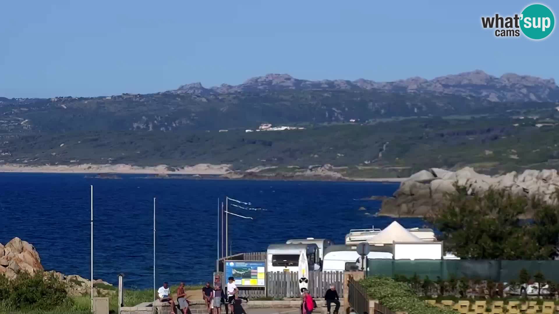 Plaža Vignola Mare spletna kamera Aglientu – Sardinija v živo