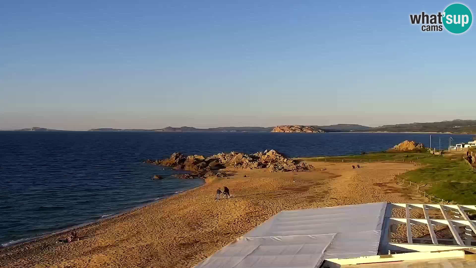Plaža Vignola Mare spletna kamera Aglientu – Sardinija v živo