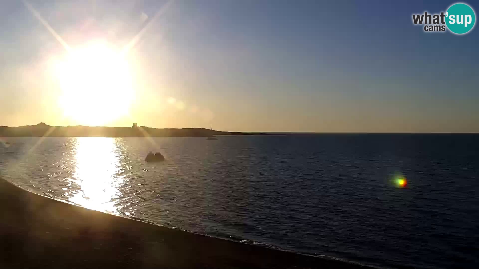 Plaža Vignola Mare spletna kamera Aglientu – Sardinija v živo