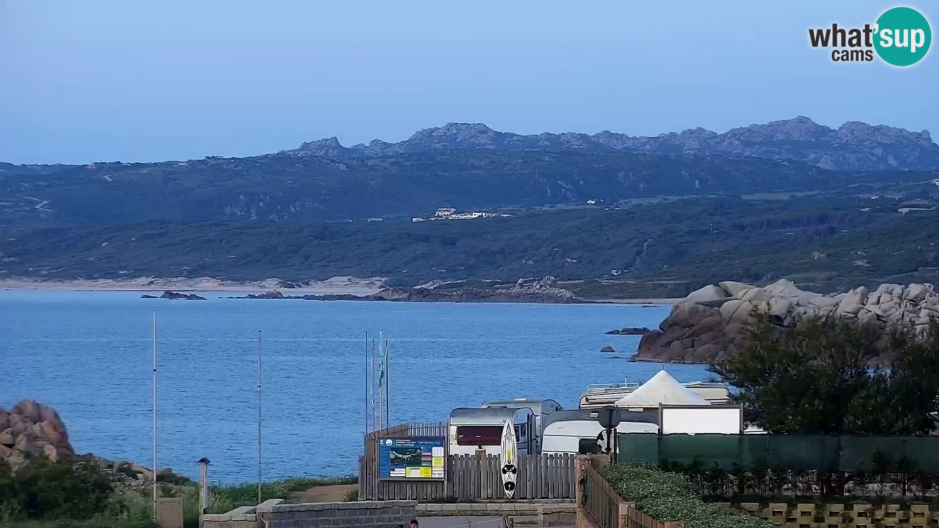 Vignola Mare web kamera Aglientu – Sardinija