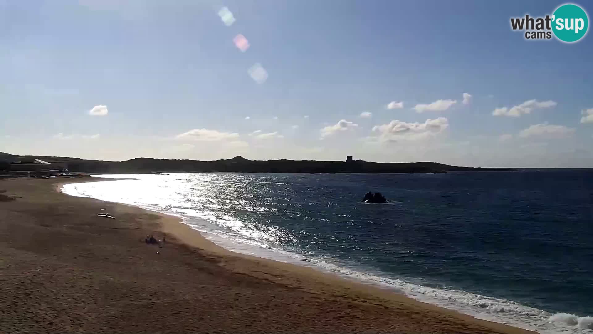 Plaža Vignola Mare spletna kamera Aglientu – Sardinija v živo