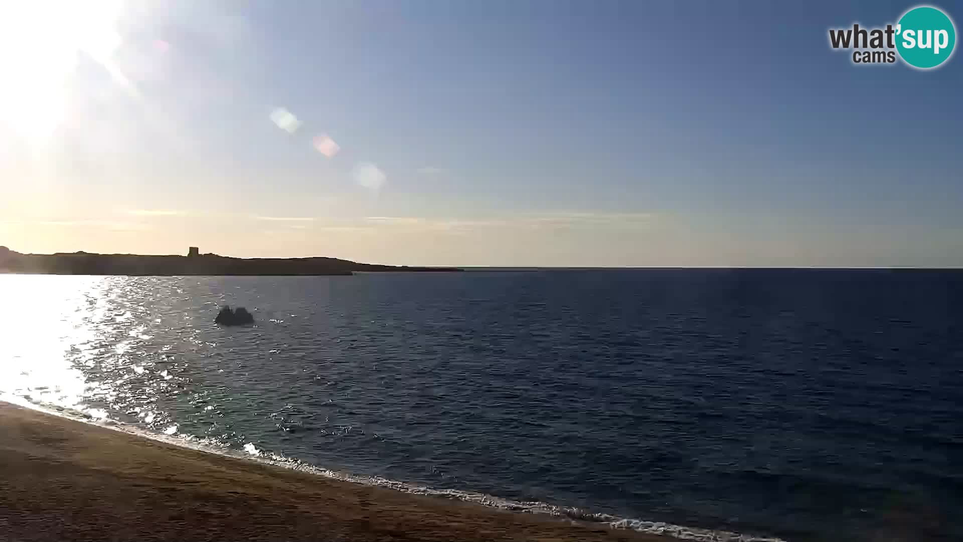 Plaža Vignola Mare spletna kamera Aglientu – Sardinija v živo