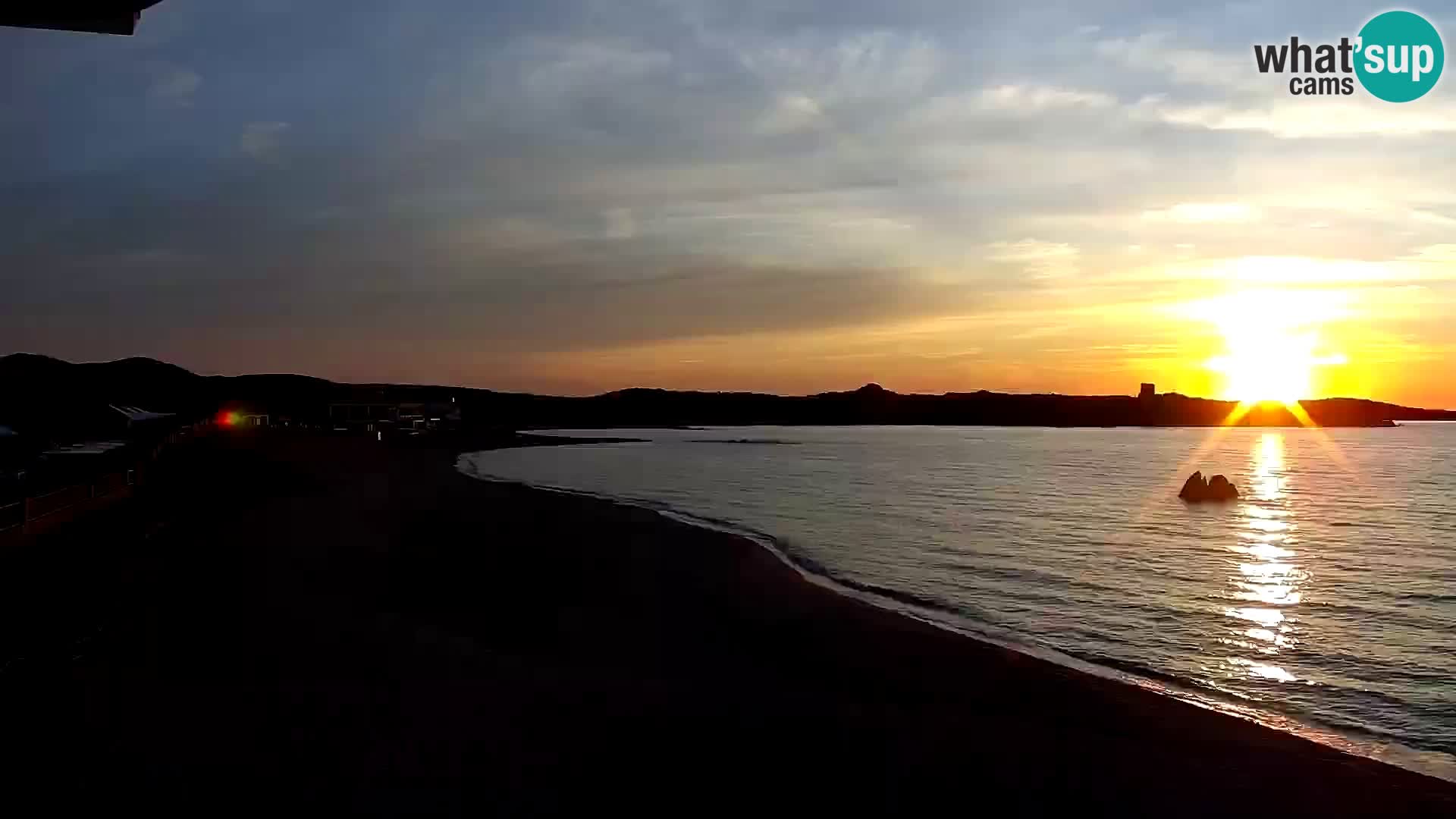 Plaža Vignola Mare spletna kamera Aglientu – Sardinija v živo