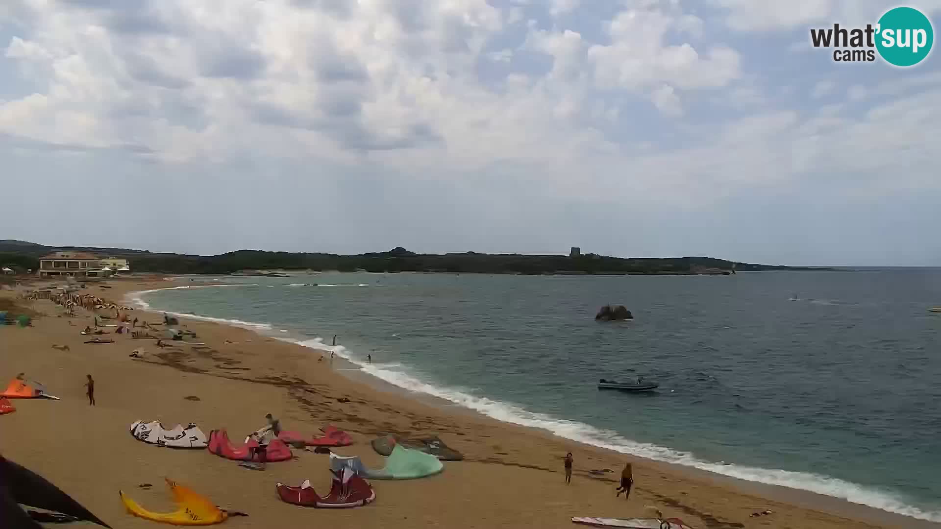 Plaža Vignola Mare spletna kamera Aglientu – Sardinija v živo