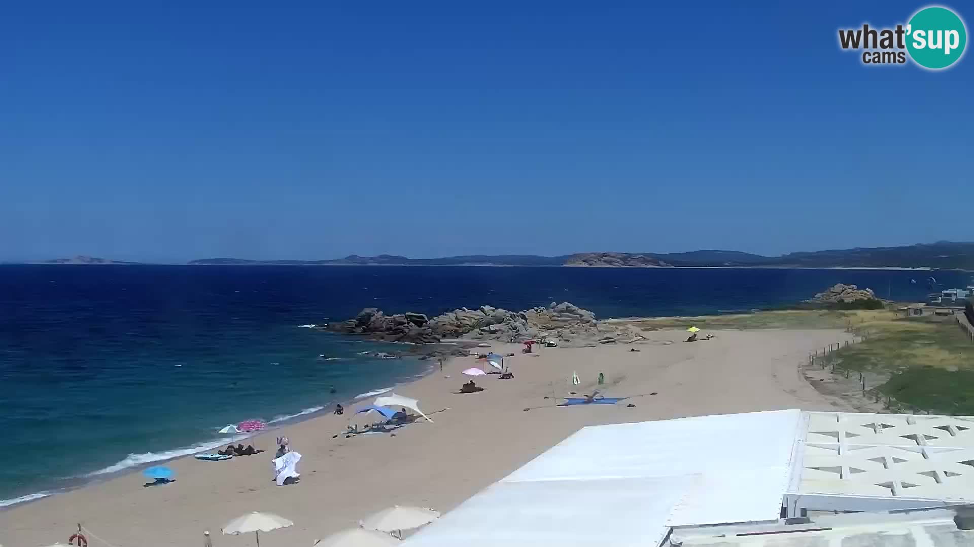 Plaža Vignola Mare spletna kamera Aglientu – Sardinija v živo