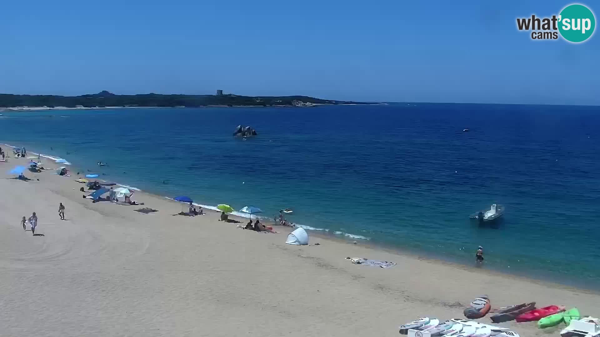 Vignola Mare web kamera Aglientu – Sardinija