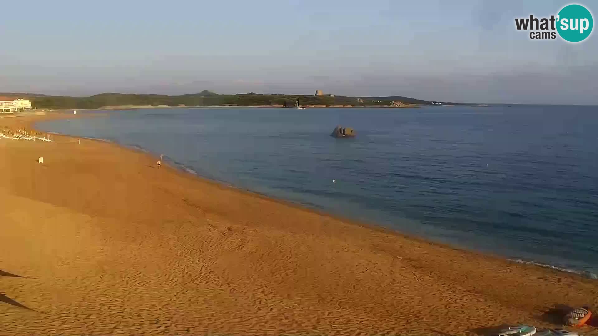 Plaža Vignola Mare spletna kamera Aglientu – Sardinija v živo