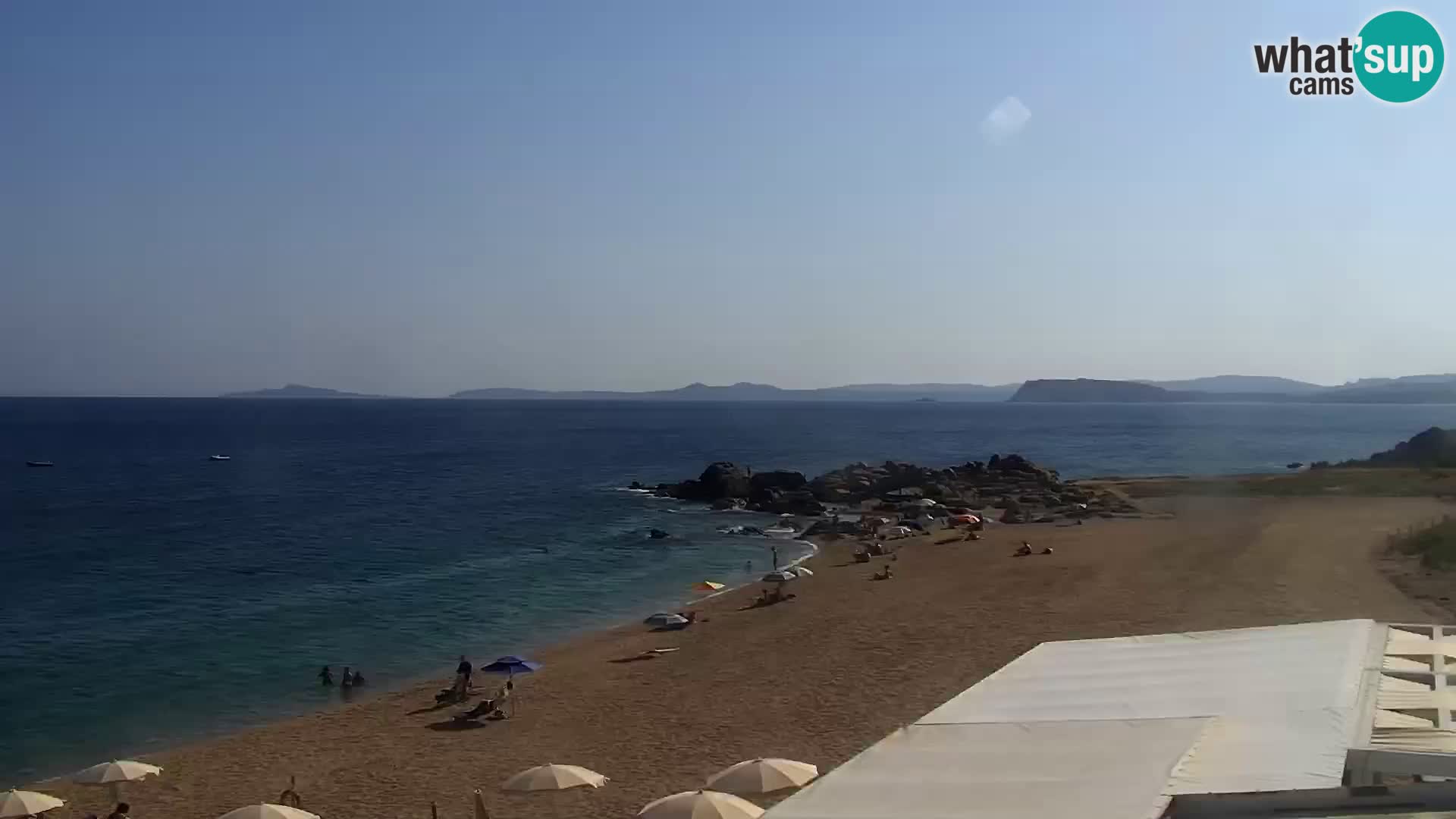Plaža Vignola Mare spletna kamera Aglientu – Sardinija v živo