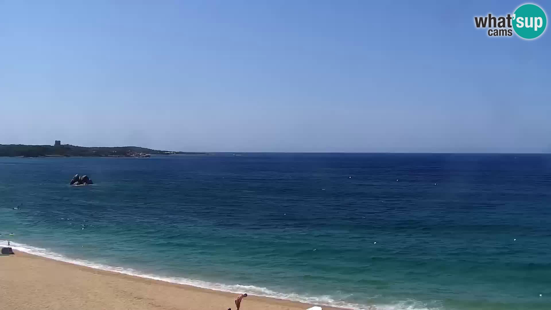 Plaža Vignola Mare spletna kamera Aglientu – Sardinija v živo