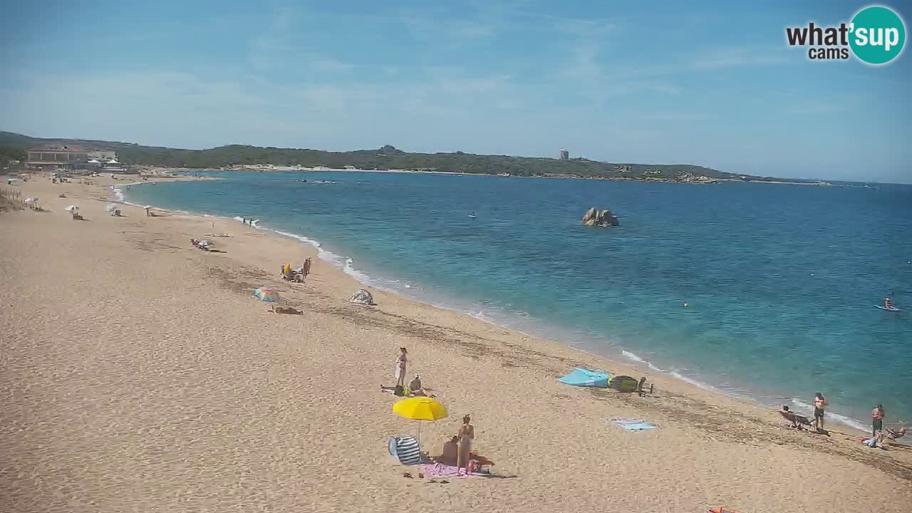 Plaža Vignola Mare spletna kamera Aglientu – Sardinija v živo