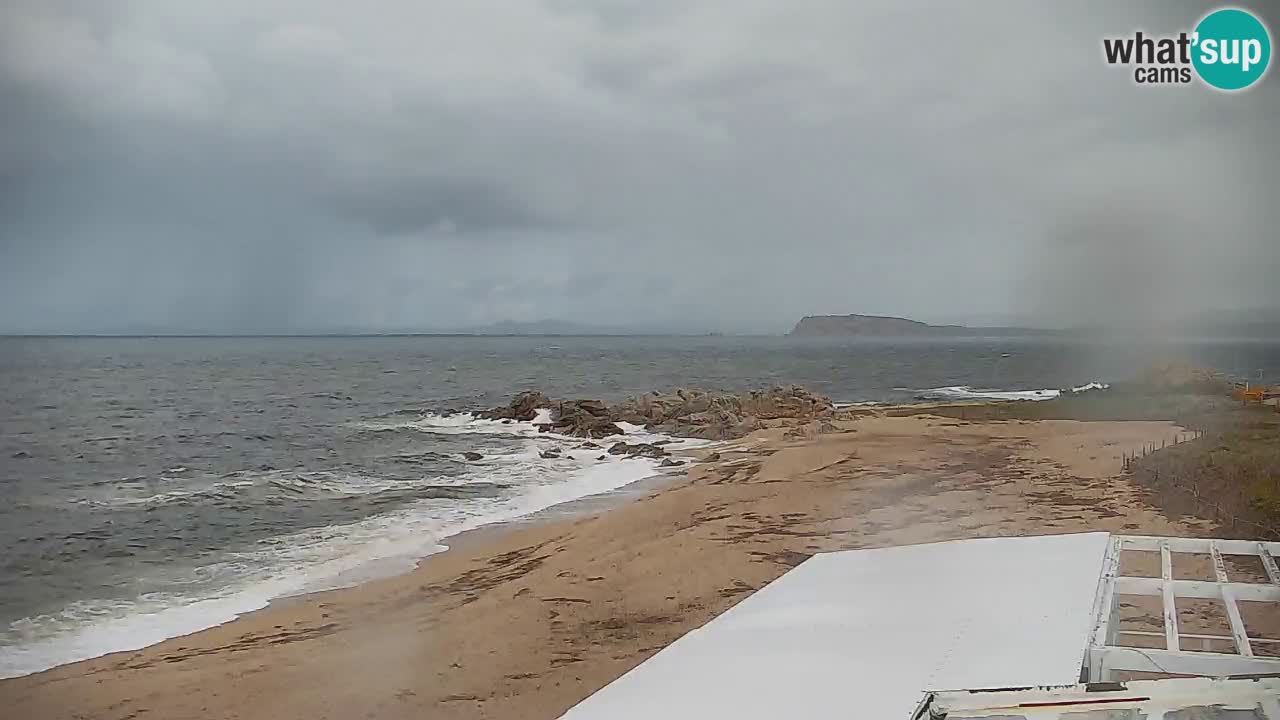 Plaža Vignola Mare spletna kamera Aglientu – Sardinija v živo