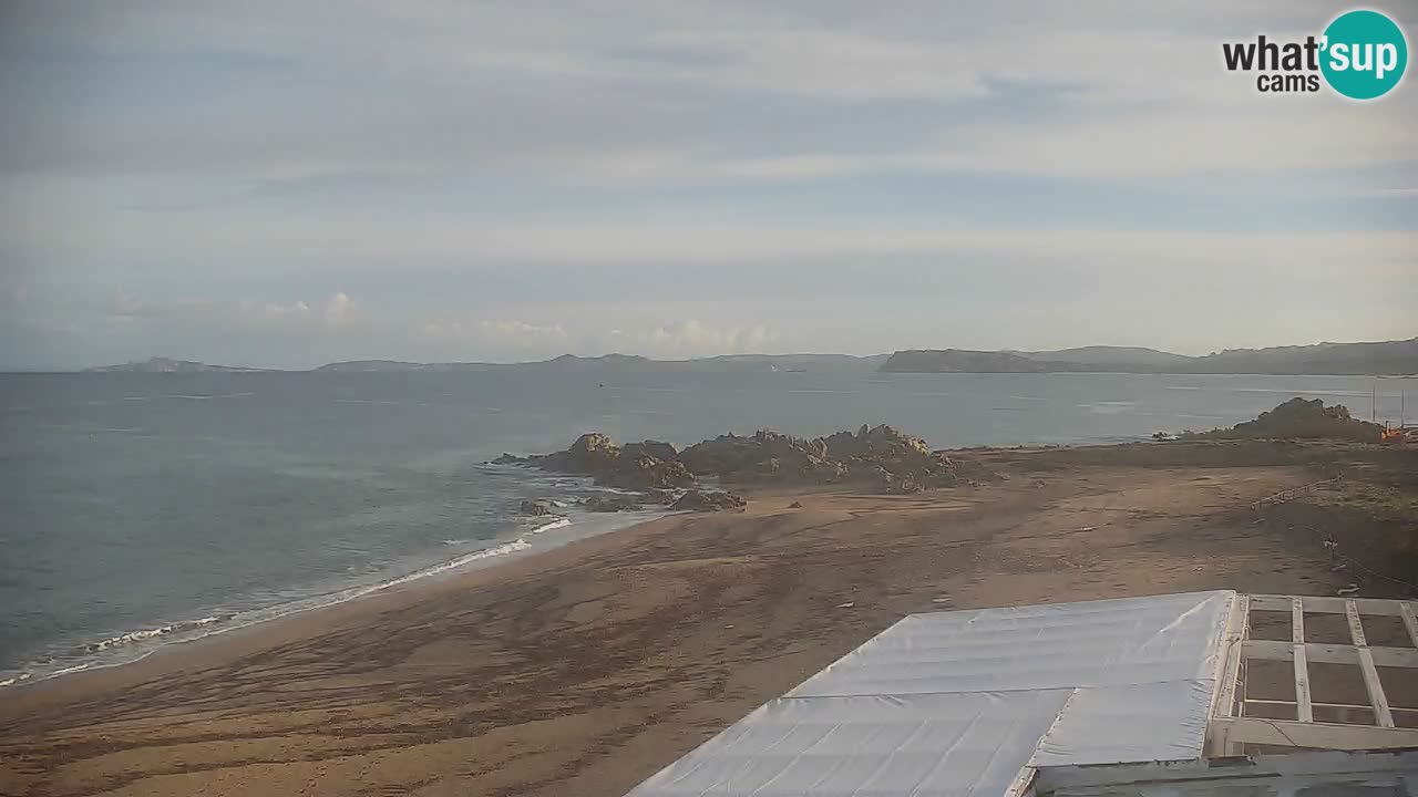 Plaža Vignola Mare spletna kamera Aglientu – Sardinija v živo