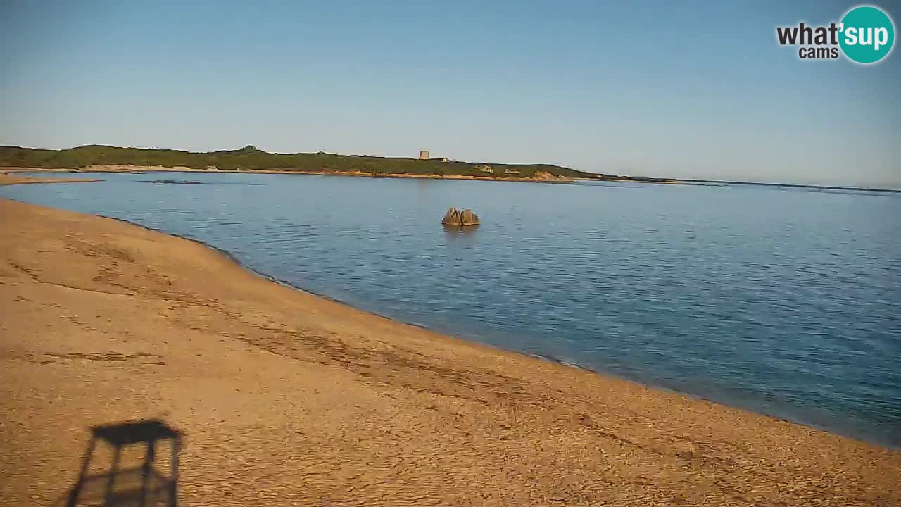 Plaža Vignola Mare spletna kamera Aglientu – Sardinija v živo