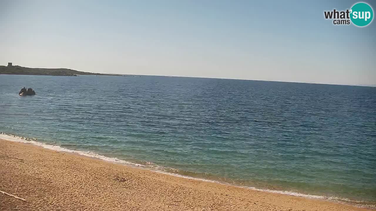 Plaža Vignola Mare spletna kamera Aglientu – Sardinija v živo