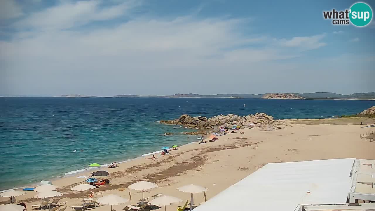 Plaža Vignola Mare spletna kamera Aglientu – Sardinija v živo