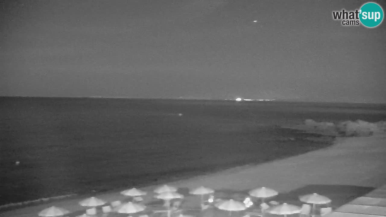 Plaža Vignola Mare spletna kamera Aglientu – Sardinija v živo