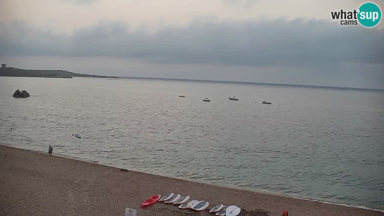 Plaža Vignola Mare spletna kamera Aglientu – Sardinija v živo