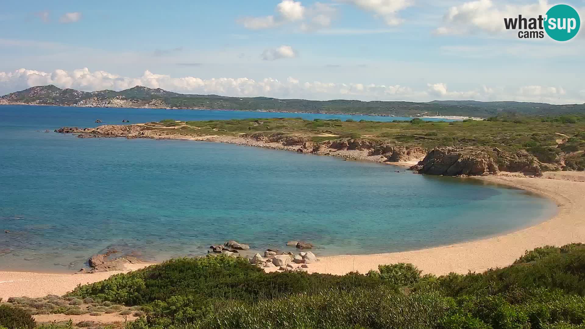 Live webcam Spiaggia di Cala Pischina – Aglientu – Sardegna
