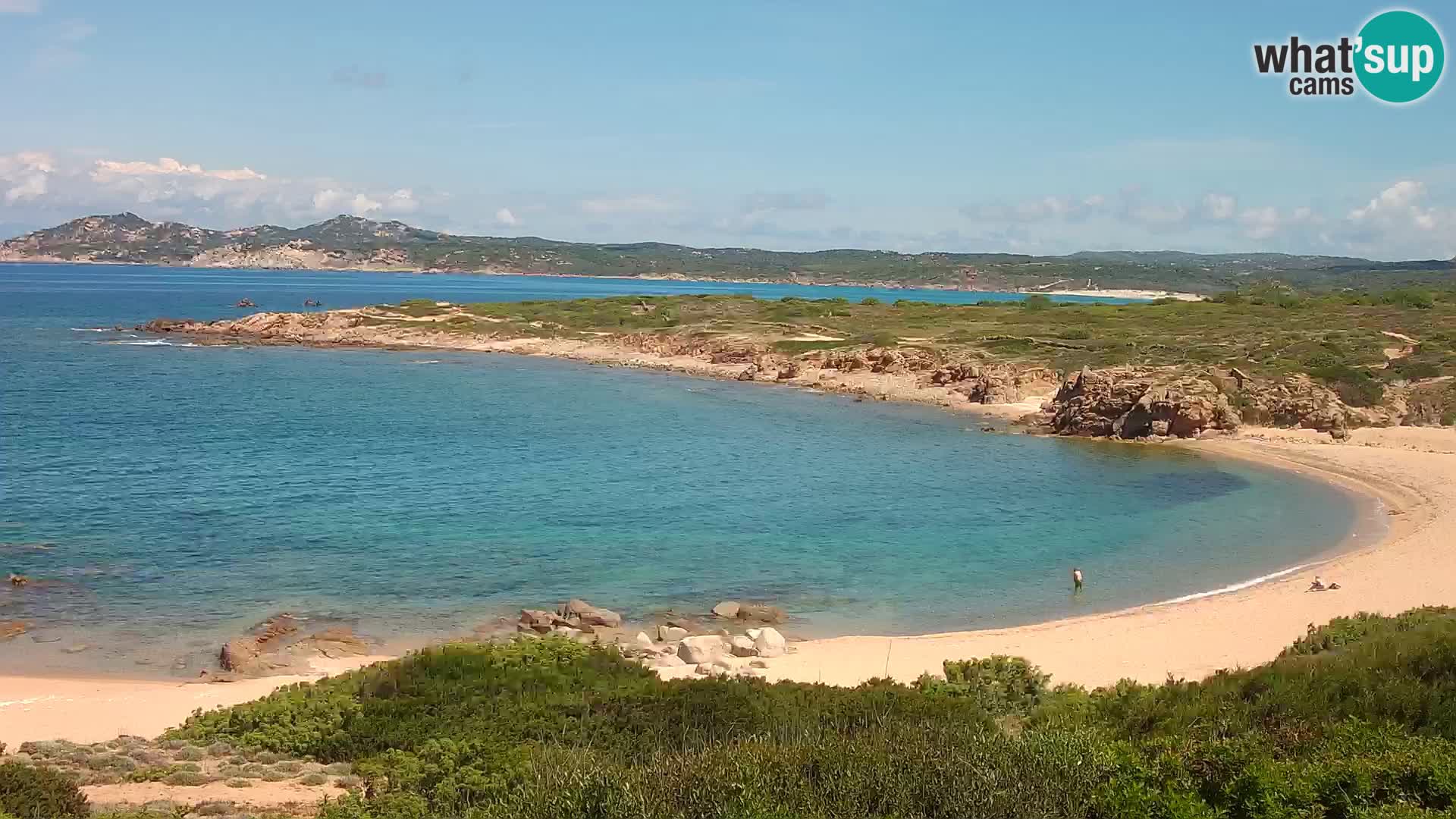 Web kamera uživo Cala Pischina plaža – Aglientu – Sardinija