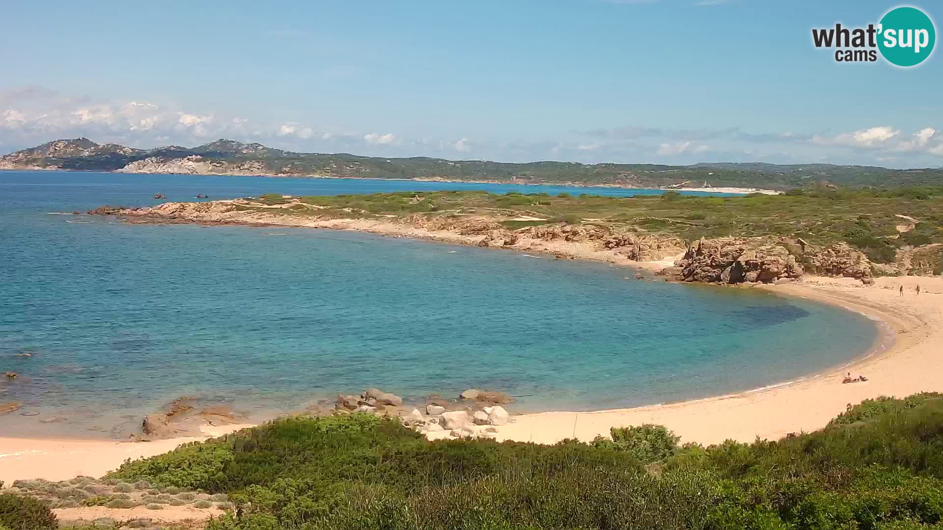 Live webcam Cala Pischina beach – Aglientu – Sardinia
