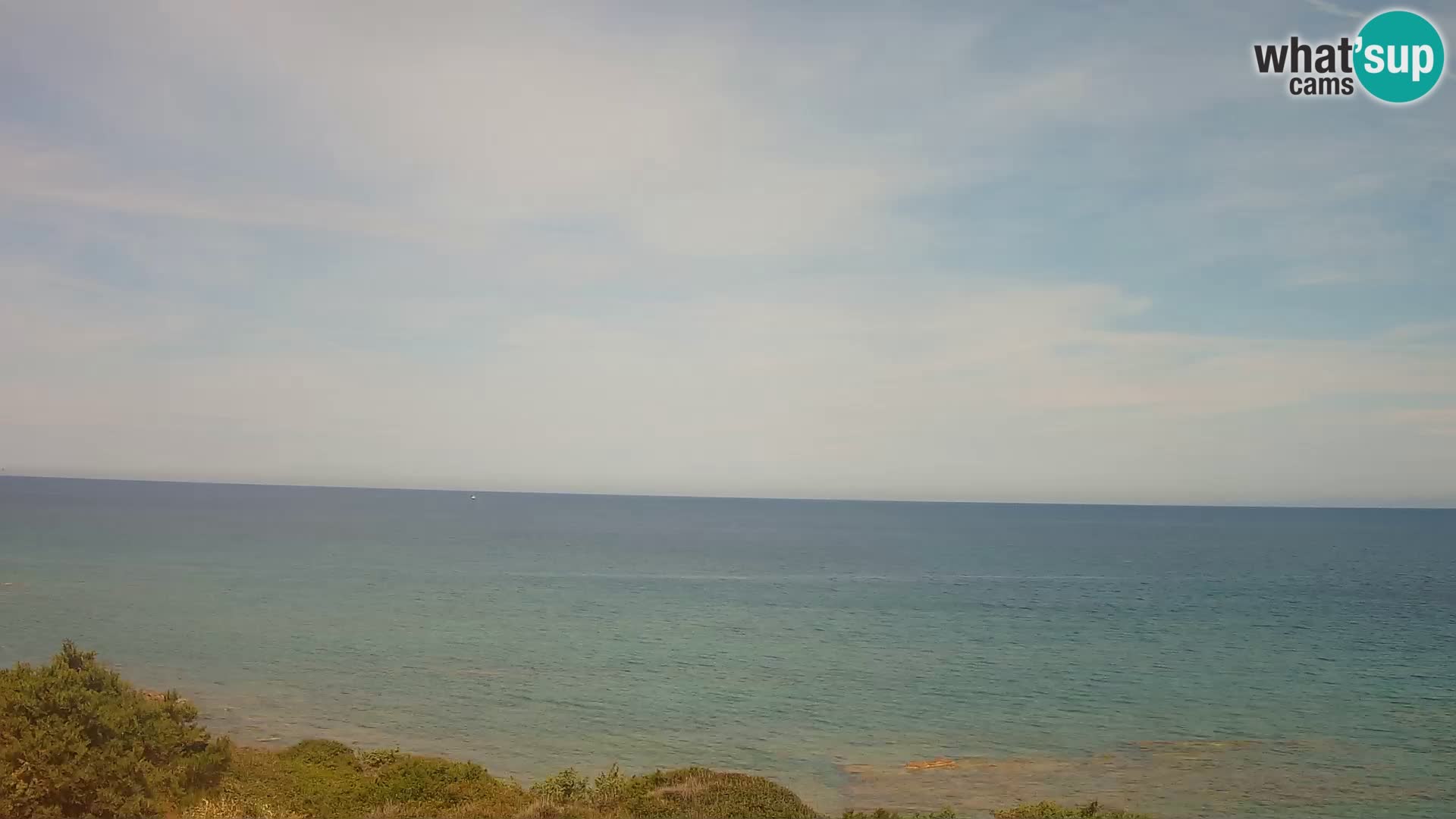 Live webcam Cala Pischina beach – Aglientu – Sardinia