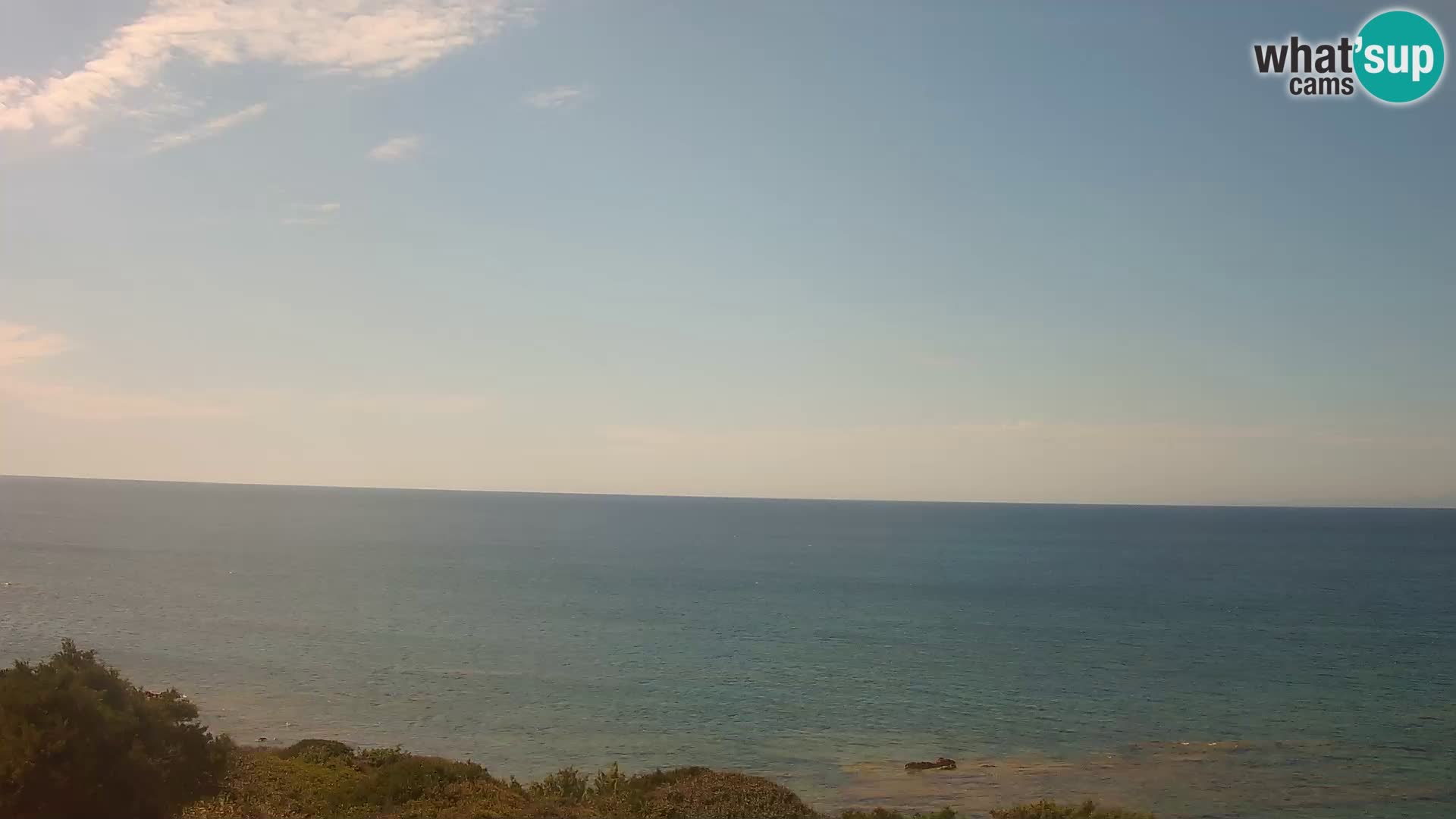 Live webcam Cala Pischina beach – Aglientu – Sardinia