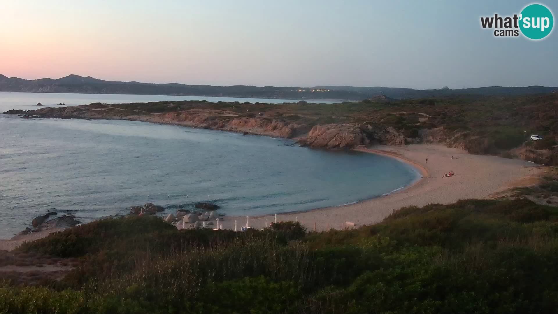 Cámara web en vivo Playa de Cala Pischina – Aglientu – Cerdeña