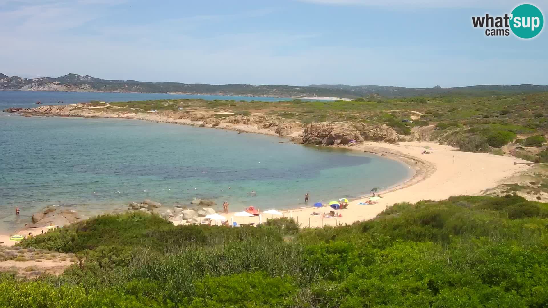 Live webcam Spiaggia di Cala Pischina – Aglientu – Sardegna