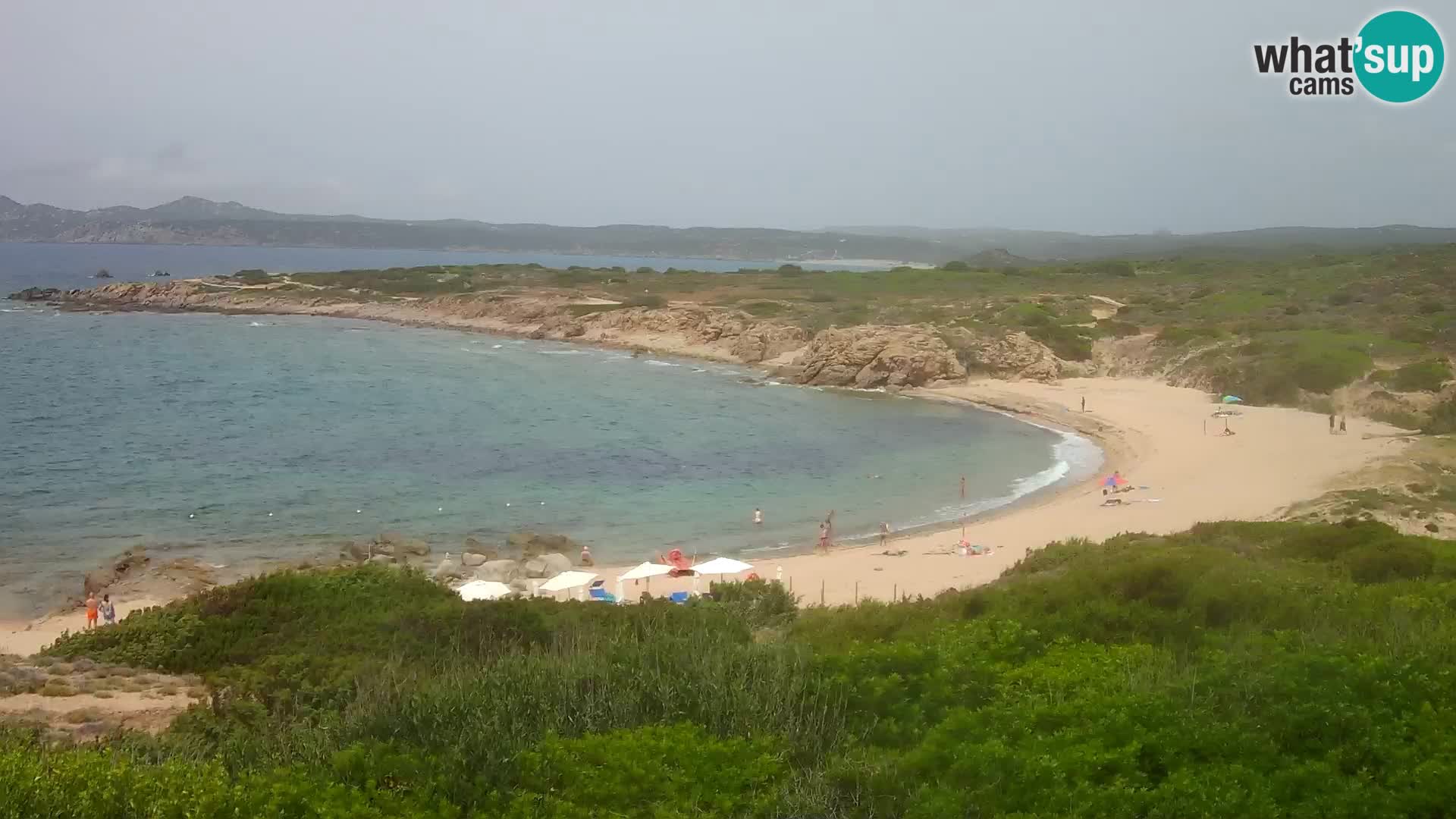 Web kamera uživo Cala Pischina plaža – Aglientu – Sardinija