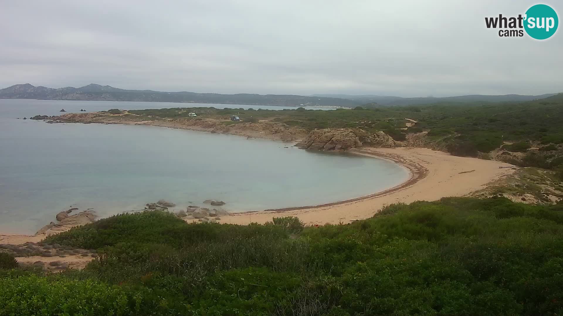 Web kamera uživo Cala Pischina plaža – Aglientu – Sardinija