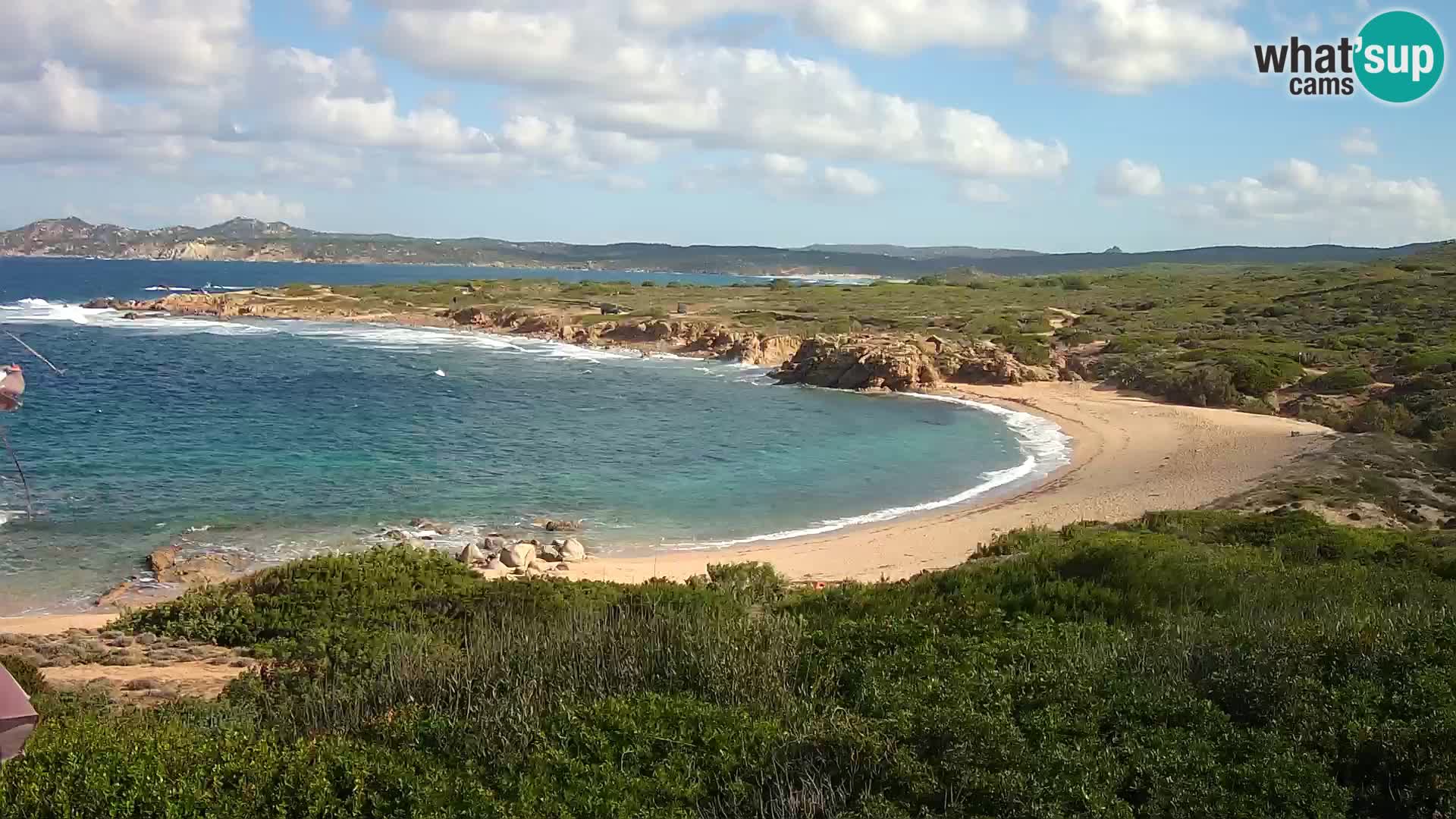 Cámara web en vivo Playa de Cala Pischina – Aglientu – Cerdeña