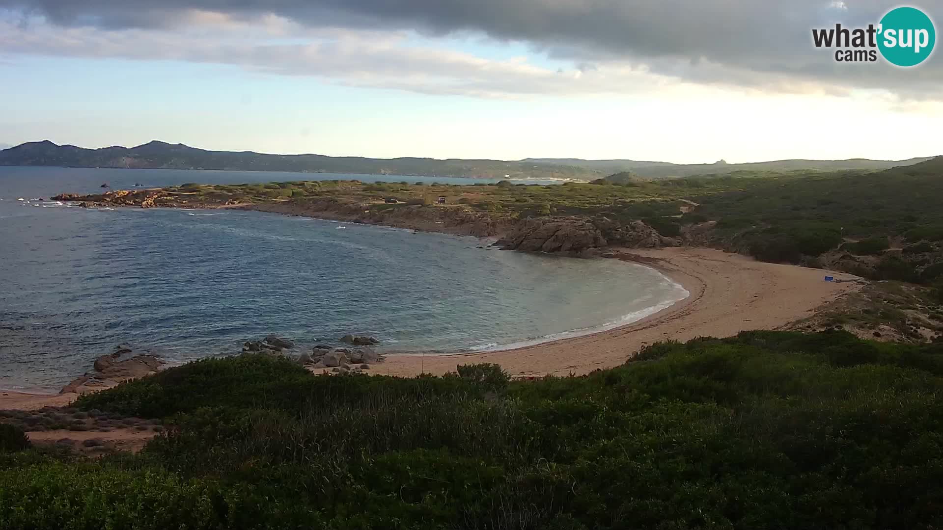 Live webcam Cala Pischina beach – Aglientu – Sardinia