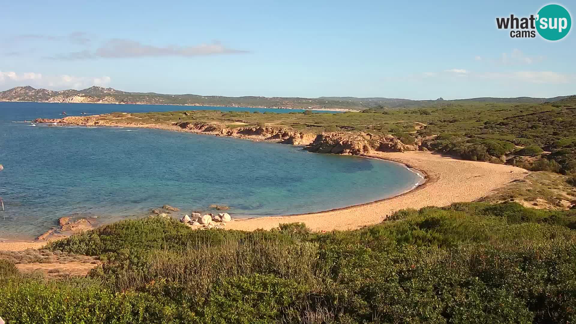 Live Webcam Strand Cala Pischina – Aglientu – Sardinien