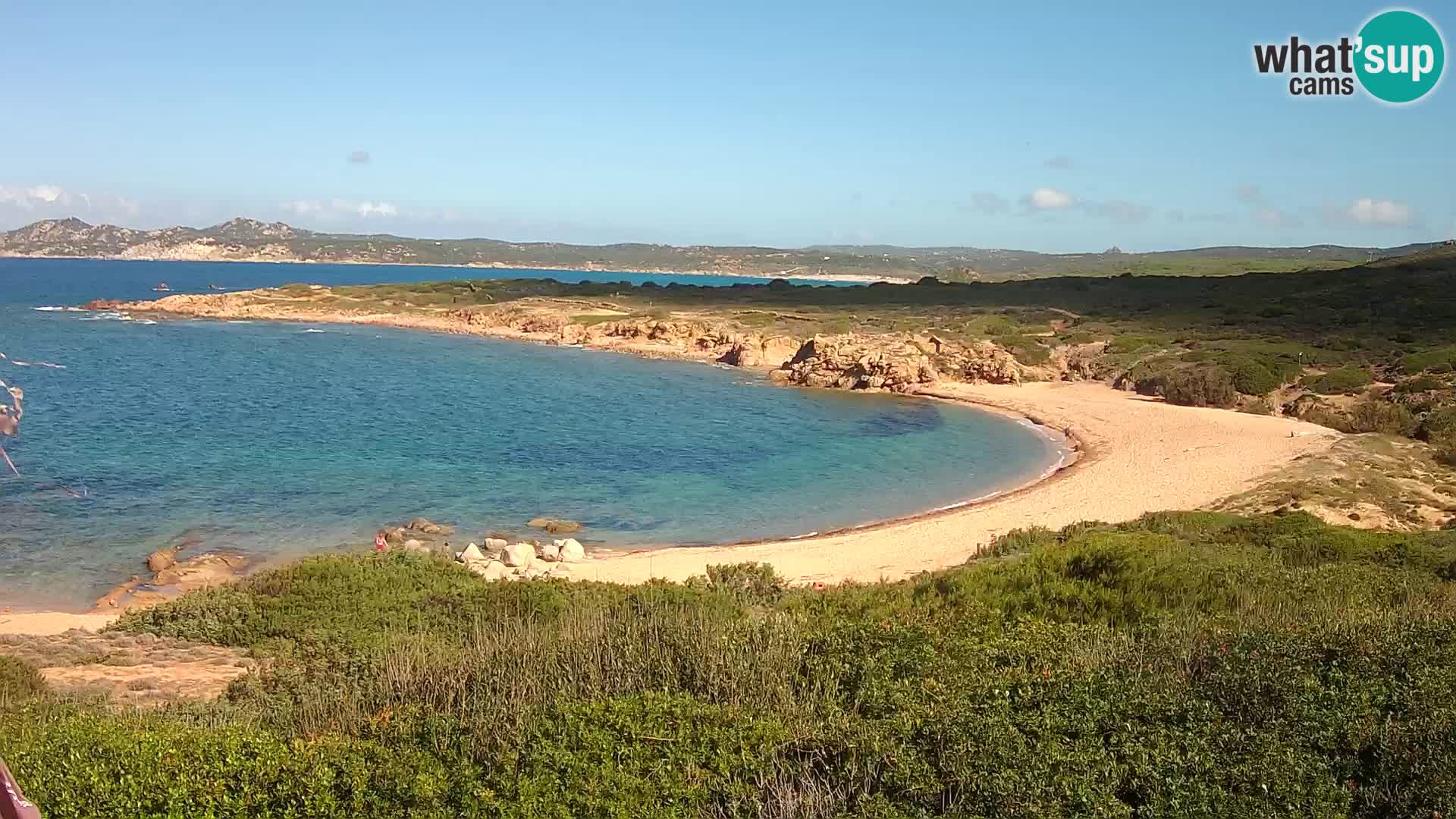 Live webcam Spiaggia di Cala Pischina – Aglientu – Sardegna