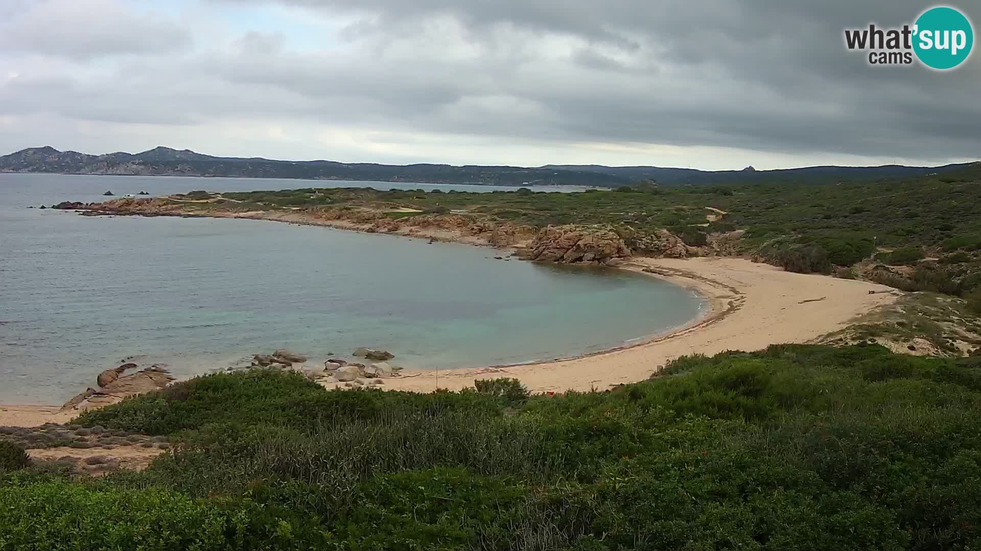 Live webcam Cala Pischina beach – Aglientu – Sardinia