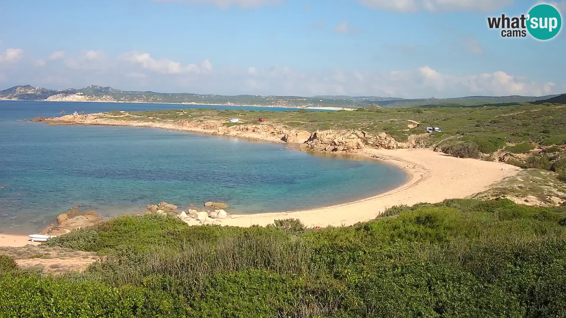 Live Webcam Strand Cala Pischina – Aglientu – Sardinien