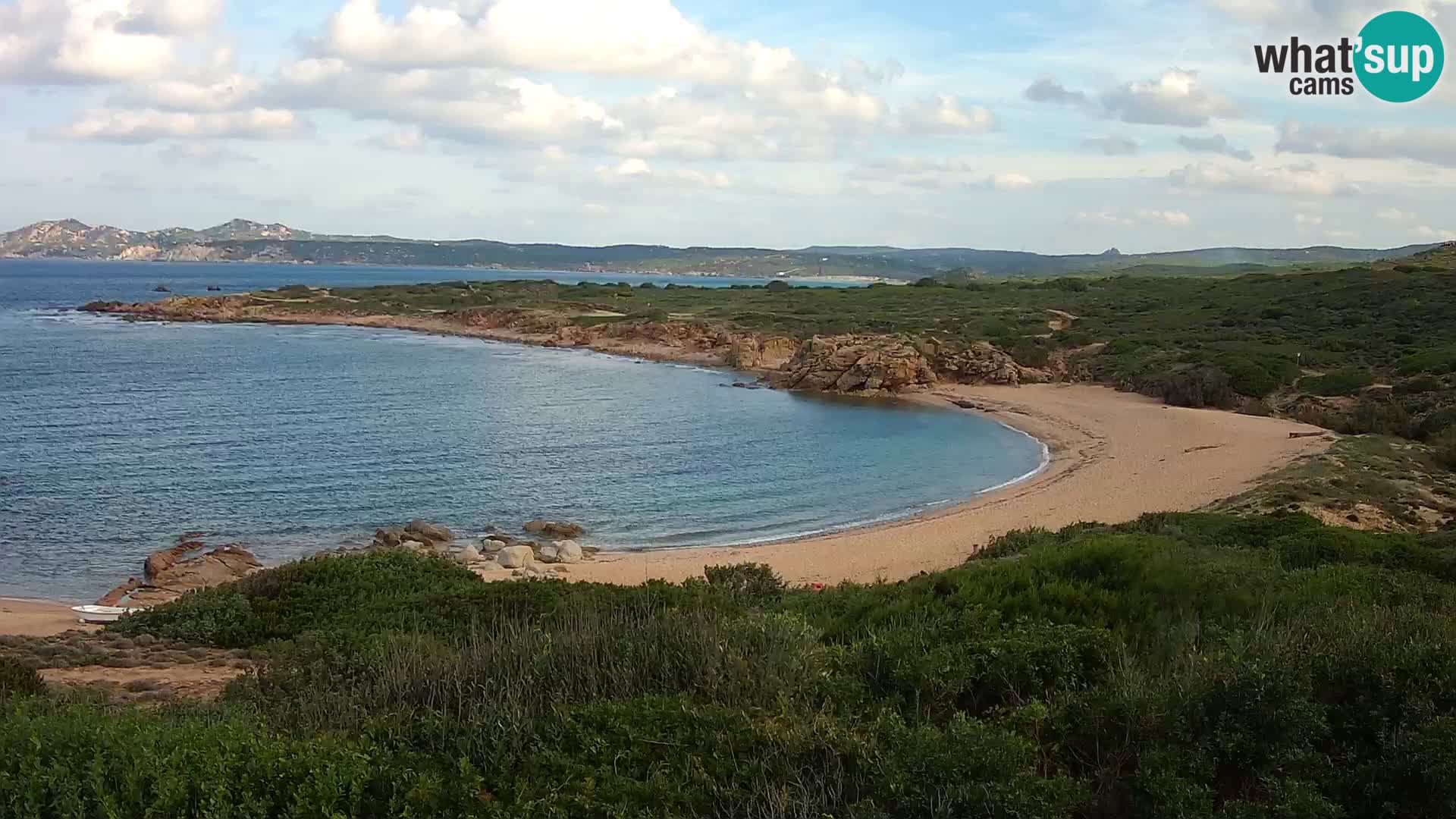 Live webcam Spiaggia di Cala Pischina – Aglientu – Sardegna