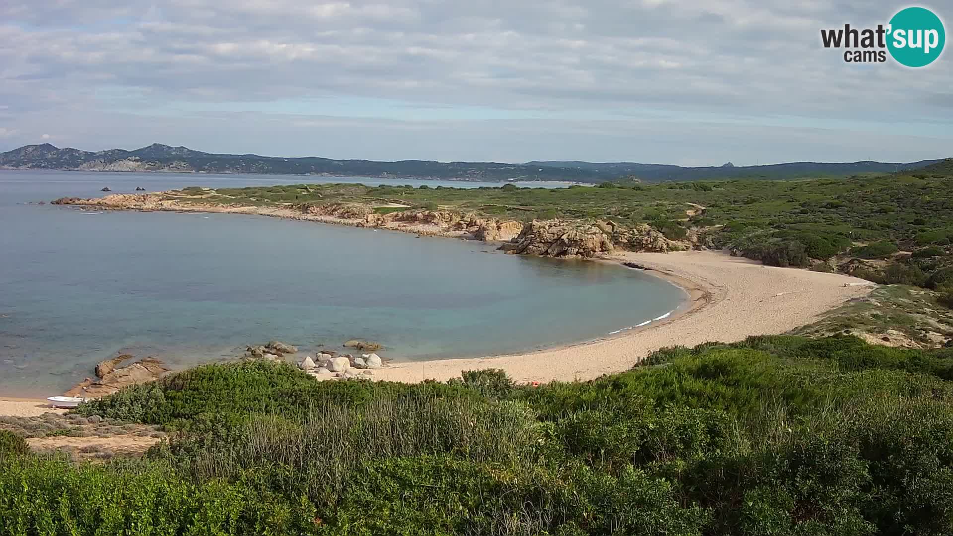 Live webcam Spiaggia di Cala Pischina – Aglientu – Sardegna