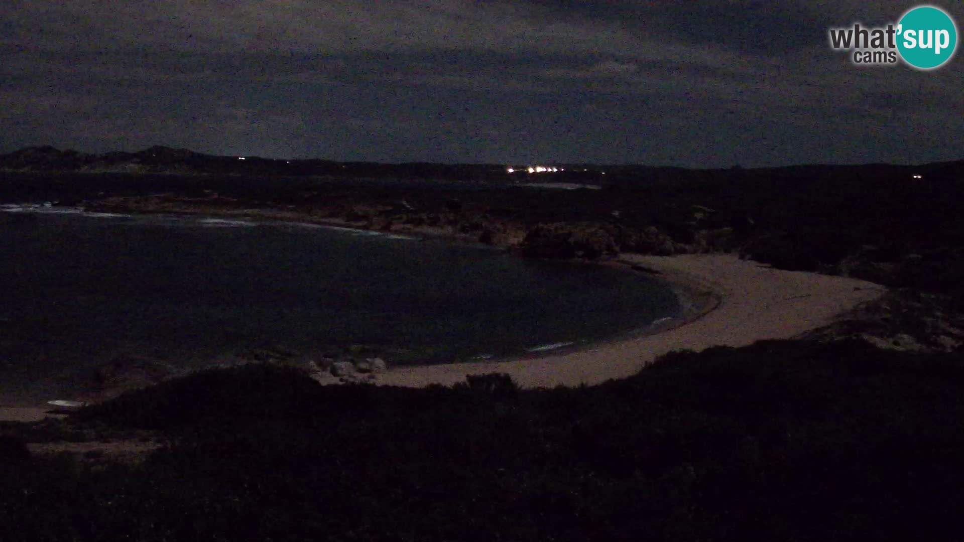 Spletna kamera v živo Plaža Cala Pischina – Aglientu – Sardinija